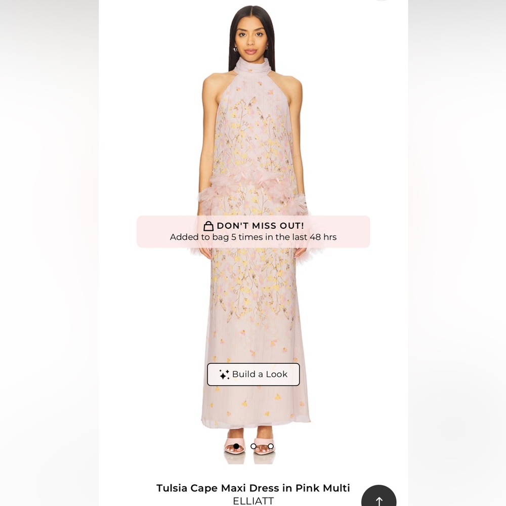 Elliatt Tulsia Cape Maxi Dress in Pink Multi NEW WITH TAGS
SOLD OUT EVERYWHERE